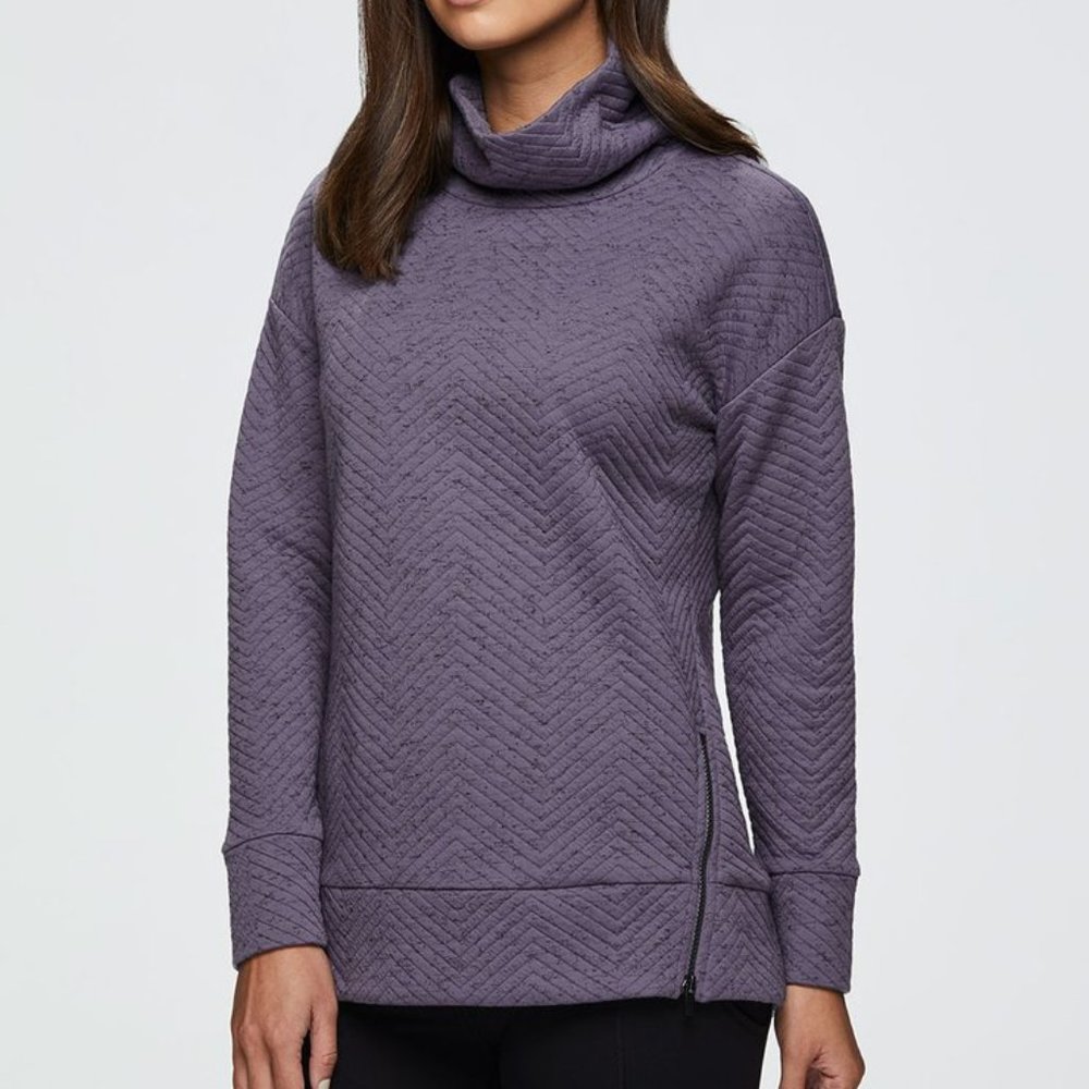 RBX Willow Side Zip Cowl Neck Pullover